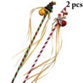 thumbnail image 2 of 2PCS Kitten Teasers Snowman Tree Bell Cat Teasers Kitten Play Toys for Christmas, 2 of 10