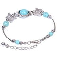 thumbnail image 7 of Ayyufe Women's Turquoise Beads Braceleting Alloy Bangle, 7 of 7