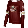 thumbnail image 2 of Women's Epoch Lacrosse Maroon Albany FireWolves Boat Neck Pullover Sweatshirt, 2 of 3