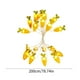 thumbnail image 3 of Guirnalda de luces LED de zanahoria de Pascua | Cable de cobre amarillo de 300 cm a pilas | Decoración navideña flexible y moldeable | Brillo cálido para interiores y exteriores, 3 of 6