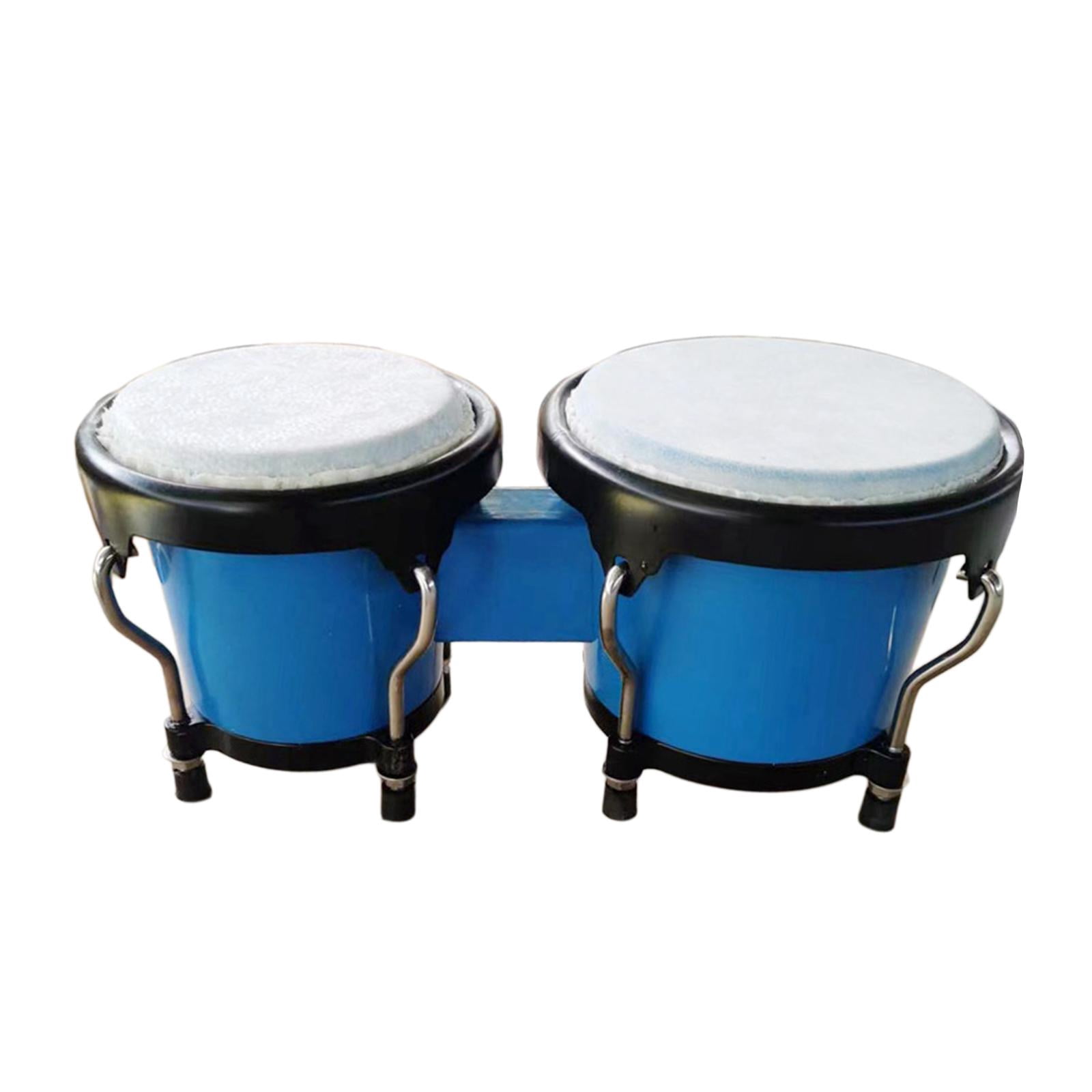 LeeQinersw African Drum Drum, Music Instruments, Bongo Drum Set for Birthday Gifts,Children Blue