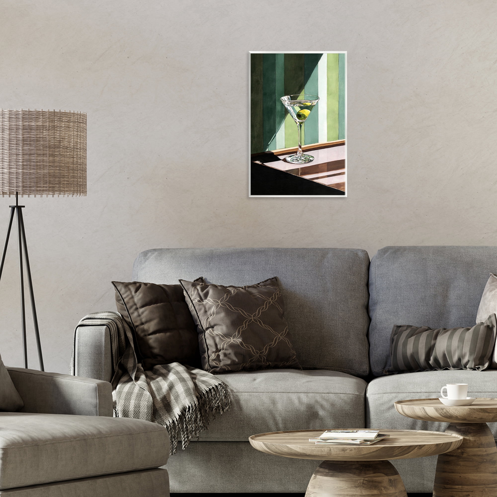 Stupell Industries Olive Martini in Sun Beam Wall Plaque Art, design by Petal Prints Design