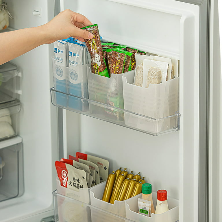 Refrigerator Door Organizer Bins - Fridge Storage Containers - Pack of 3