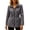 Gray, variant on Lightweight Hooded Jackets for Women, Zip Up Casual Windbreaker with Drawstring Waist, Pockets, Fall Fashion Outdoor Trench Coats S-XXXL