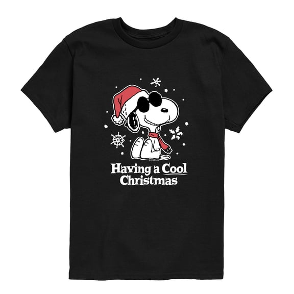 Peanuts - Having a Cool Christmas Toddler Short Sleeve Graphic T-Shirt