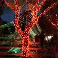 thumbnail image 2 of 2 Pack 200 LED Orange Halloween Lights,75.5ft 8 Modes Solar Halloween String Lights Outdoor Solar Christmas Lights Waterproof for Gardens, Wedding, Christmas Tree, Outdoors, 2 of 7