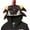 Shadow (Black), variant on SEGA Big Sonic The Hedgehog Shadow Costume Zip Up Fleece Hoodie-Boys 4-20
