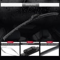 thumbnail image 4 of SHIQI-Front and Rear Windshield Wiper Blades, 3 Pcs Front and Back Windshield Wipers Blades Replacement for Subaru Crosstrek 2018-2024, Car Window Wiper Blades from 2018 to 2024, 4 of 4