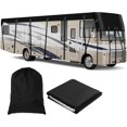 thumbnail image 1 of Rv Cover 210D Oxford Cloth Class C Rv Cover Foldable Storage, Easy to Clean Rv Covers Rv Cover,Black-5m×3m, 1 of 1