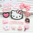 thumbnail image 2 of 1PCS MINISO Pink Hello Kitty Charming Shoe Accessories Cute Cartoon Characters Detachable Shoe Buckles New Sandals Decoration, 2 of 7