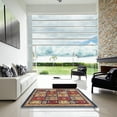 thumbnail image 6 of Ahgly Company Indoor Rectangle Abstract Plum Purple Abstract Area Rugs, 2' x 4', 6 of 6