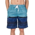 thumbnail image 2 of Stripe Beach Shorts for Men's Beachwear Swim Trunks Pants Swimwear Short Trunks Swimsuits Board Shorts With Mesh Lining, 2 of 8