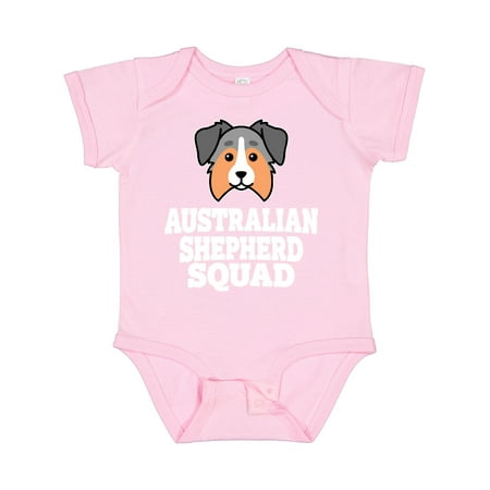 

Inktastic Dog Australian Shepherd Squad Gift Baby Boy or Baby Girl Bodysuit