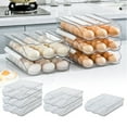 thumbnail image 6 of Storage Box Refrigerator Egg Storage Box for Preservation Household Transparent Creation Kitchen Food Sorting Rack Rolling Drawer Type Egg Box, Kitchen Essentials Clearance Sale, 6 of 6