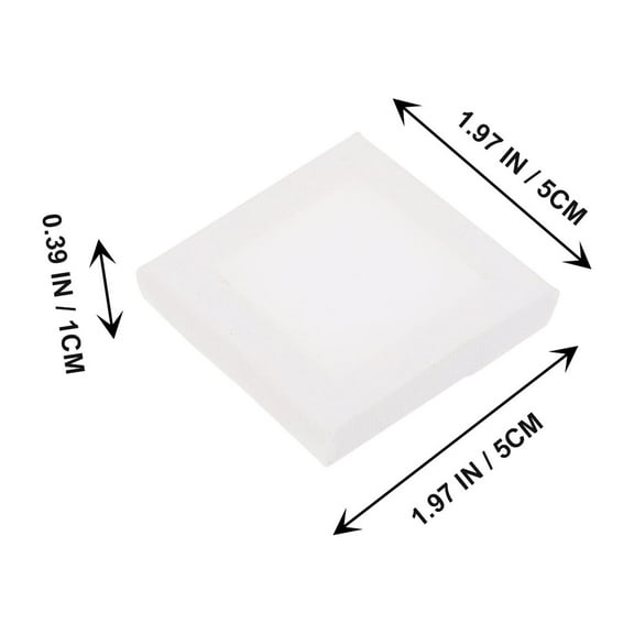 Yuangui Canvas Blank Painting Frames Board Primed Stretched Cotton Panels Frame White Diy Art Versatile Watercolor Oil Acrylics