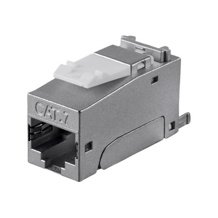 UPC: 0889028059029 | Monoprice Cat7 or Cat6A RJ-45 Shielded Toolless Keystone Jack (10 pack) Shielded  Tool-Free Connection – Entegrade Series