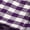 Purple, variant on French Blue  Gingham Checkered Design Cotton Runner 16" x 72" Rectangular