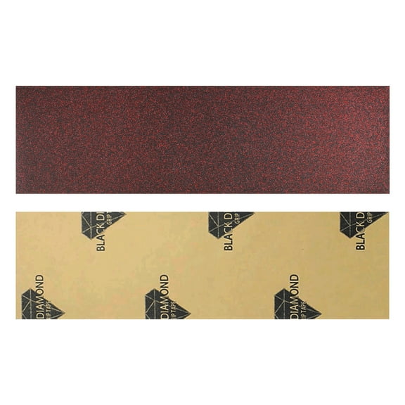 Black Diamond Grip Scooter Griptape Sheet Sparkling Glitter Red 4.5" x 15.5"