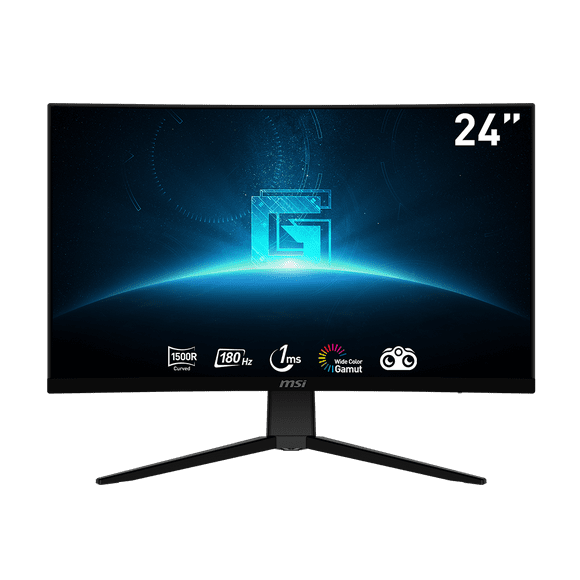 MSI 24" Écran de Jeu Incurvé, 180Hz, 1ms, 1920 x 1080 (FHD), G2422C