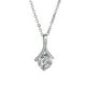 thumbnail image 2 of Elegante collar colgante de plata para mujer, cadena de 45 cm incluida, regalo de bisutería para novias, collar brillante resistente al deslustre para eventos nocturnos, cierre ajustable, 10 g, 2 of 6