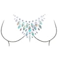 thumbnail image 1 of WREESH Exquisite Acrylic Chest Sticker Diamond Art Carnival Party Chest Decoration, 1 of 1