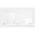 thumbnail image 2 of Pemberly Row Plastic 30"x48" Partition Extender with Screws in Clear, 2 of 4