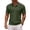 Deep Green, variant on Yungyresw Mens Polo Shirts Short Sleeve Mesh Design Breathable Lightweight Polos Left Chest Pocket Pocket Shirt for Summer Wear