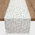 thumbnail image 3 of Creative Products Blue and White Delicate Floral 16 x 72 Cotton Twill Table Runner, 3 of 3
