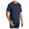 thumbnail image 4 of Mens Essential Cotton T Shirt with Pocket Navy S, 4 of 6
