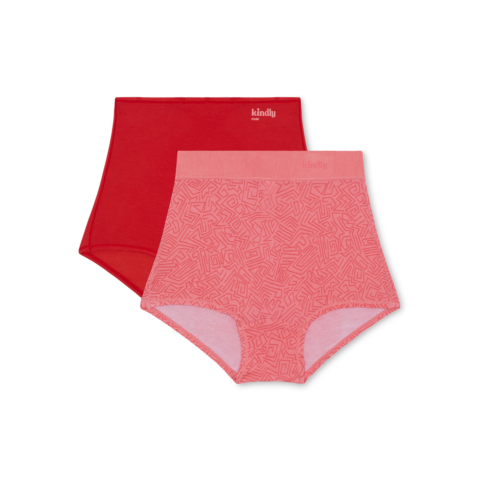 Kindly Yours Women’s Natural Comfort Cotton Modal Boyshort Underwear, 3-Pack, Sizes XS-XXXL