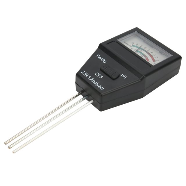 Medidor de iluminación, medidor de acidez del suelo 3 en 1, accesorio para el cuidado de las plantas, funcionalidad de alta precisión