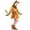 Brown, variant on GJSYRH Girls Lion Dress with Ears Headband Tail Kids Animal Halloween Outfit Brown 2-4 Years