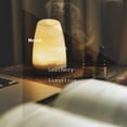 thumbnail image 3 of Sesnes 4 Timers & Safe Auto off Humidifier 300ml Oil Diffuser with Santal Diffuser Oil, Wood Grain Mint Green, 3 of 11