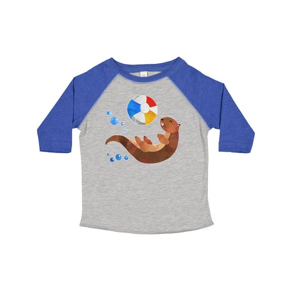 Inktastic Cute Otter and Beachball Boys or Girls Toddler T-Shirt