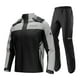 thumbnail image 1 of Abrigo deportivo Traje de lluvia impermeable para motocicleta Hombres Mujeres Ciclismo Chaqueta y pantalones de lluvia con bolsa de almacenamiento SULAITE Abrigo deportivo, 1 of 7