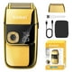 thumbnail image 1 of Afeitadora Eléctrica Kemei 2028 Oro – Profesional, USB Recargable, LED, Doble Hoja de Titanio, Estuche de Viaje, 1 of 8