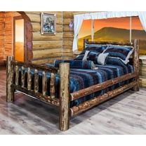 Glacier Country Collection King Bed w/ Storage
