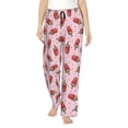 thumbnail image 2 of Goofa Watermelon Ice Cream Printed Soft Pajama Pants for Women, Wide Leg Comfy Casual Lounge Yoga Pants-X-Large, 2 of 9