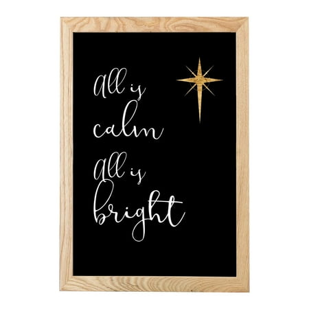 My Texas House - Blessed Christmas Framed Print Wall Art - 16x24