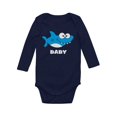 thumbnail image 1 of Tstars Boys Unisex Gift for Son Daughter Grandson Granddaughter Shark Outfit for Baby Family Birthday Party Gift Baby Long Sleeve Bodysuit, 1 of 3