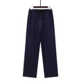 thumbnail image 2 of Cavosen Work Pants for Men Plus Size Wide Leg Pants with Pockets Elastic Waist Trousers Solid Lightweight Flowy Pants, 2 of 5