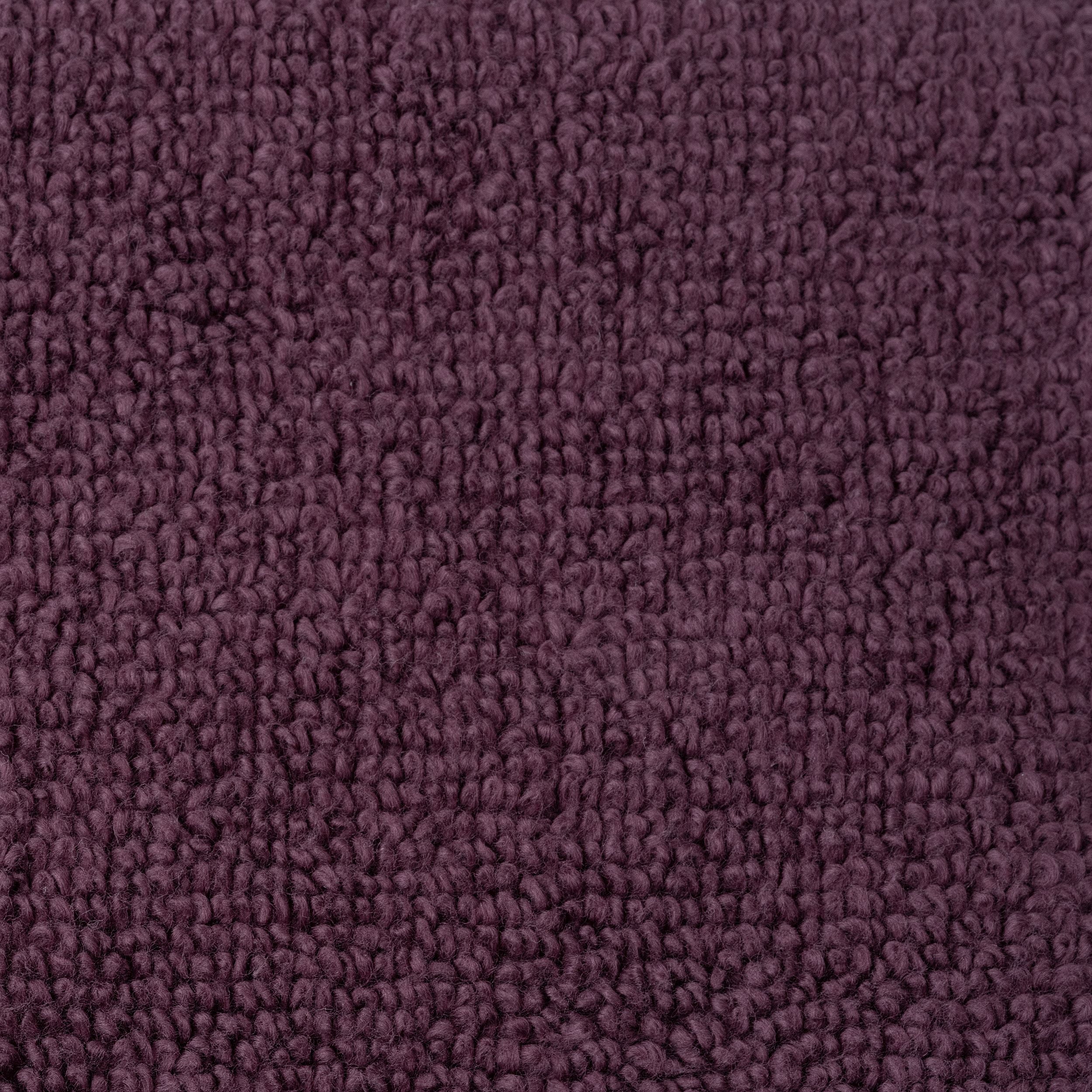 hometrends Solid Bath Towel 6-Piece Set, Purple, 2 30x54, Hand 16X28, Washcloth 13x13