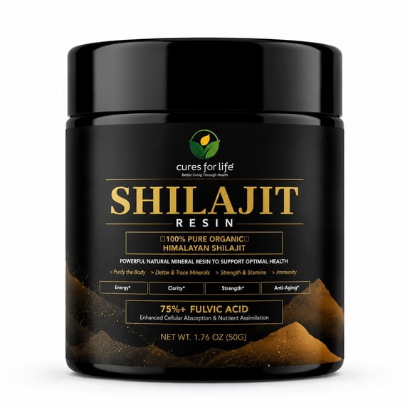 Pure Himalayan Shilajit Resin 1.76 oz – High Potency 75% Fulvic Acid, Natural Energy, Stamina & Focus Support