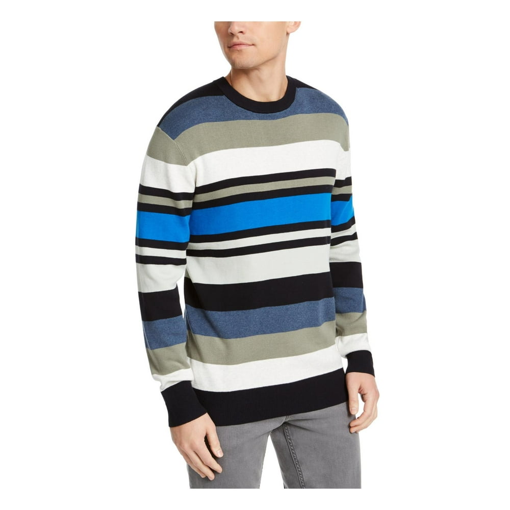 DKNY - DKNY Mens Cotton Striped Sweater - Walmart.com - Walmart.com