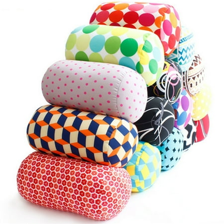 11 8 X6 3 Mini Microbead Roll Pillow Neck Body Roll Bolster