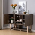 thumbnail image 5 of Carson Multi-Storage Wood Buffet, Walnut Oak and Weathered Sand, 5 of 6
