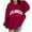 Red, variant on Los Angeles Hoodies for Boys Girls Kids Long Sleeve Cute Graphic Hooded Sweatshirt with Pockets Pullover Tops