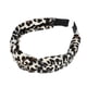 thumbnail image 1 of Diadema Elástica Anudada Unique Bargains Patrón de Leopardo Blanco Negro, 1 of 7