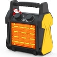 thumbnail image 1 of Calentador exterior Buyplus 1500 W portátil eléctrico Space Yellow, 1 of 8