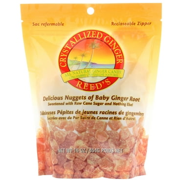 Reed's Ginger Beer Crystallized Ginger - Original - Case of 6 - 16 oz.